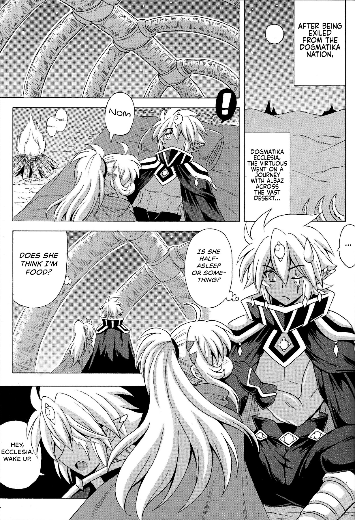 Hentai Manga Comic-Albaz-kun to Ecclesia-san-Read-2